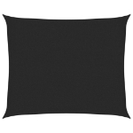 Vela Parasole 160 g/m² Nera 2,5x3 m in HDPE