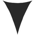 Vela Parasole 160 g/m² Nera 4x5x5 m in HDPE