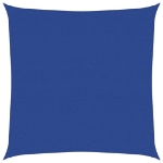Vela Parasole 160 g/m² Quadrata Blu 7x7 m in HDPE