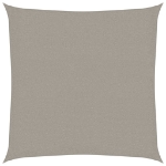 Vela Parasole 160 g/m² Quadrata Grigio Chiaro 2x2 m in HDPE