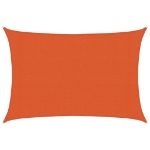 Vela Parasole 160 g/m² Rettangolare Arancione 3x5 m in HDPE