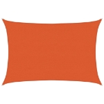 Vela Parasole 160 g/m² Rettangolare Arancione 4x5 m in HDPE