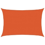 Vela Parasole 160 g/m² Rettangolare Arancione 5x7 m in HDPE