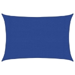 Vela Parasole 160 g/m² Rettangolare Blu 3x5 m in HDPE