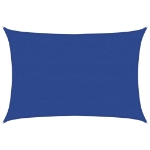 Vela Parasole 160 g/m² Rettangolare Blu 4x6 m in HDPE