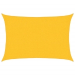 Vela Parasole 160 g/m² Rettangolare Giallo 2x3 m in HDPE