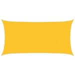 Vela Parasole 160 g/m² Rettangolare Giallo 2x3,5 m in HDPE