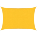 Vela Parasole 160 g/m² Rettangolare Giallo 3,5x5 m in HDPE