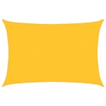 Vela Parasole 160 g/m² Rettangolare Giallo 4x5 m in HDPE