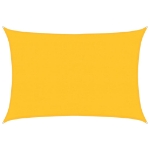 Vela Parasole 160 g/m² Rettangolare Giallo 4x6 m in HDPE