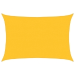 Vela Parasole 160 g/m² Rettangolare Giallo 5x7 m in HDPE