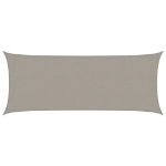 Vela Parasole 160 g/m² Rettangolare Grigio Chiaro 2x5 m in HDPE
