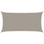 Vela Parasole 160 g/m² Rettangolare Grigio Chiaro 3x6 m in HDPE