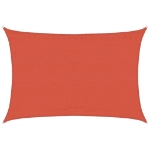 Vela Parasole 160 g/m² Rettangolare Terracotta 3,5x5 m HDPE