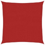 Vela Parasole 160 g/m² Rossa 2,5x2,5 m in HDPE