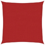 Vela Parasole 160 g/m² Rossa 2x2 m in HDPE