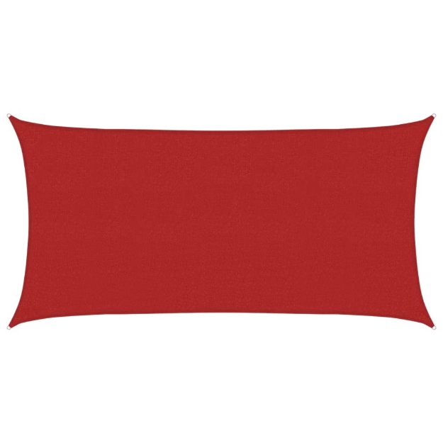 Vela Parasole 160 g/m² Rossa 2x4 m in HDPE