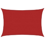 Vela Parasole 160 g/m² Rossa 4x6 m in HDPE