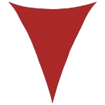 Vela Parasole 160 g/m² Rossa 5x6x6 m in HDPE