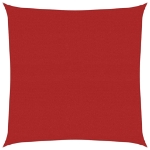 Vela Parasole 160 g/m² Rossa 7x7 m in HDPE