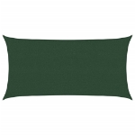 Vela Parasole 160 g/m² Verde Scuro 2,5x4,5 m in HDPE