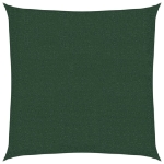 Vela Parasole 160 g/m² Verde Scuro 2x2 m in HDPE