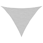 Vela Parasole Grigio Chiaro 3x3x4,24 m 100% Poliestere Oxford