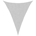 Vela Parasole Grigio Chiaro 3x4x4 m 100% Poliestere Oxford