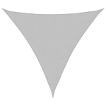 Vela Parasole Grigio Chiaro 4x4x4 m 100% Poliestere Oxford