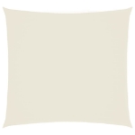 Vela Parasole in Tela Oxford Quadrata 2,5x2,5 m Crema