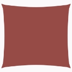 Vela Parasole in Tela Oxford Quadrata 3x3 m Terracotta