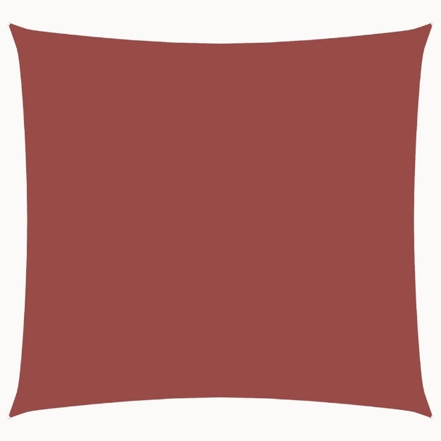 Vela Parasole in Tela Oxford Quadrata 4,5x4,5 m Terracotta