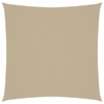 Vela Parasole in Tela Oxford Quadrata 5x5 m Beige