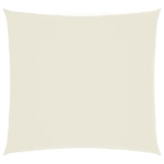 Vela Parasole in Tela Oxford Quadrata 6x6 m Crema