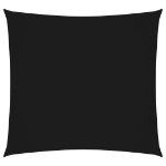Vela Parasole in Tela Oxford Quadrata 6x6 m Nera