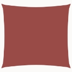 Vela Parasole in Tela Oxford Quadrata 6x6 m Terracotta