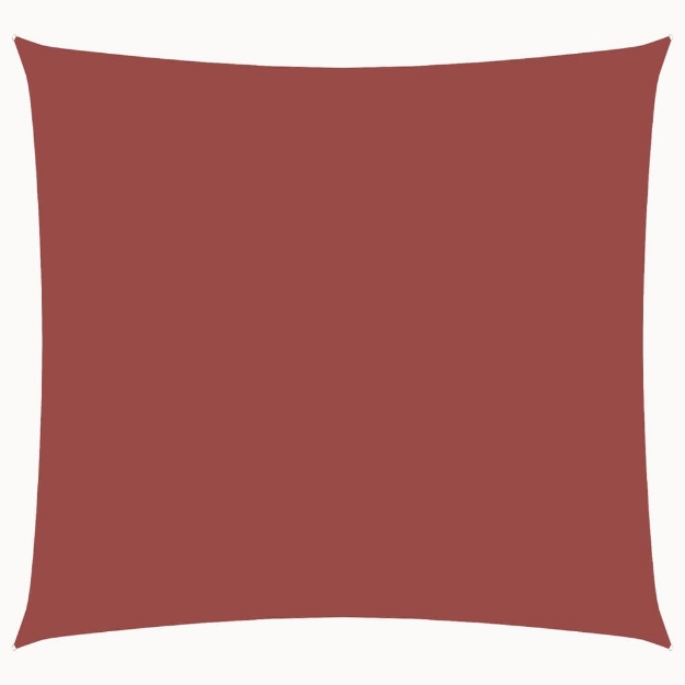 Vela Parasole in Tela Oxford Quadrata 6x6 m Terracotta