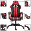 Sedia da Gaming Rossa in Similpelle