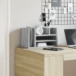 Organizer Scrivania Grigio Sonoma 44,5x24x25 Legno Multistrato