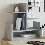 Organizer Scrivania Grigio Cemento 49x20x52,5 cm Multistrato