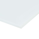 Lavagna Magnetica a Parete in Vetro 60x20 cm Bianca