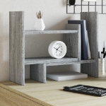 Organizer Scrivania Grigio Sonoma 38,5x17x39 Legno Multistrato