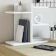Organizer da Scrivania Bianco 42x21,5x42 cm Legno Multistrato