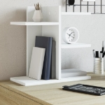 Organizer da Scrivania Bianco 42x21,5x42 cm Legno Multistrato
