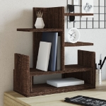 Organizer Scrivania Rovere Marrone 49x20x52,5 cm Multistrato