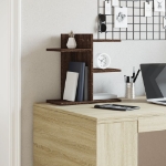 Organizer Scrivania Rovere Marrone 42x21,5x42 cm Multistrato