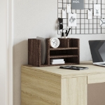 Organizer Scrivania Rovere Marrone 44,5x24x25 Legno Multistrato