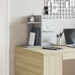 Organizer Scrivania Grigio Sonoma 42x21,5x42 cm Multistrato