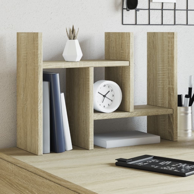 Organizer Scrivania Rovere Sonoma 34,5x15,5x35,5 cm Multistrato