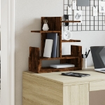 Organizer Scrivania Rovere Fumo 49x20x52,5 cm Legno Multistrato